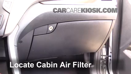 2017 Hyundai Santa Fe SE 3.3L V6 Filtre à air (intérieur) Changement